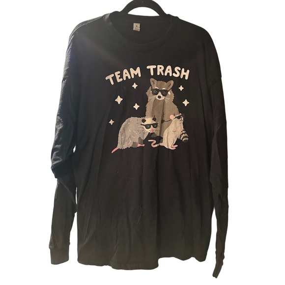 [ 3 FOR $20 ] TEAM TRASH LONG SLEEVE SHIRT - Picture 2 of 3